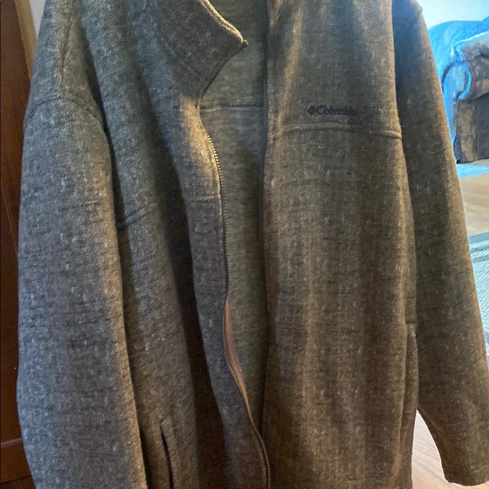 Columbia Gray Lightweight Shirt Jacket